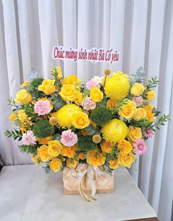 Giỏ hoa sinh nhật