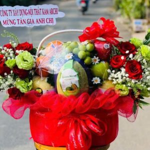 giỏ hoa trái cây