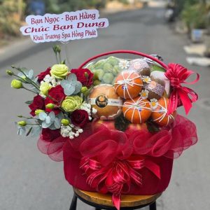 giỏ hoa trái cây