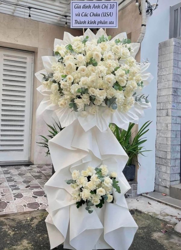 hoa chia buồn