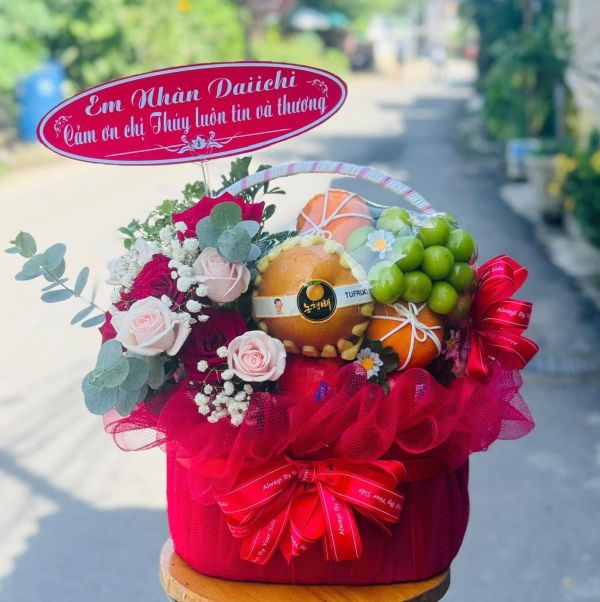 Giỏ hoa trái cây