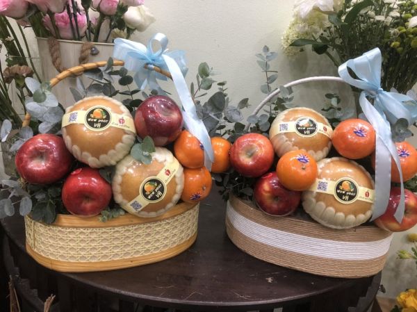 Giỏ hoa trái cây