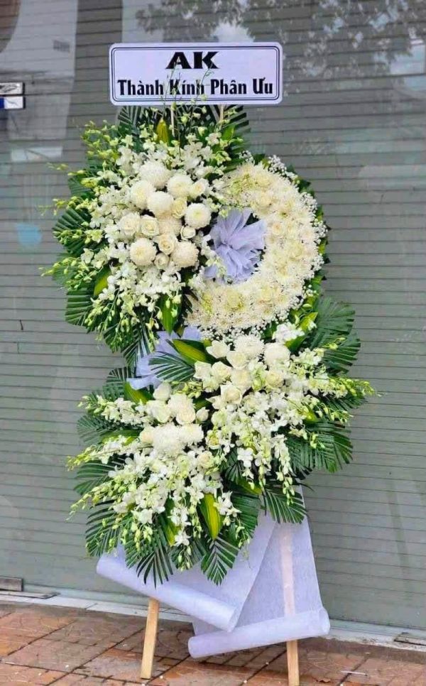 hoa chia buồn
