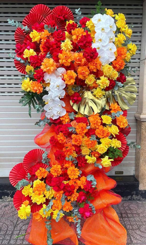 Kệ hoa chúc mừng tặng sếp