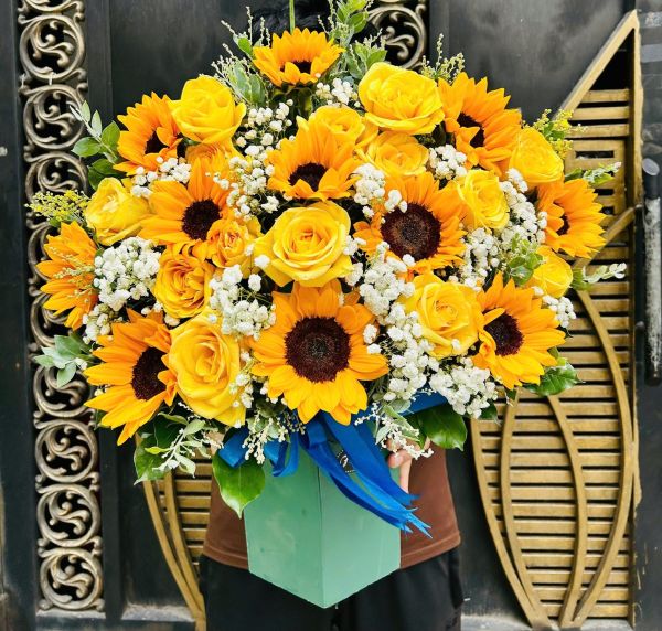 Hoa hướng dương khai trương