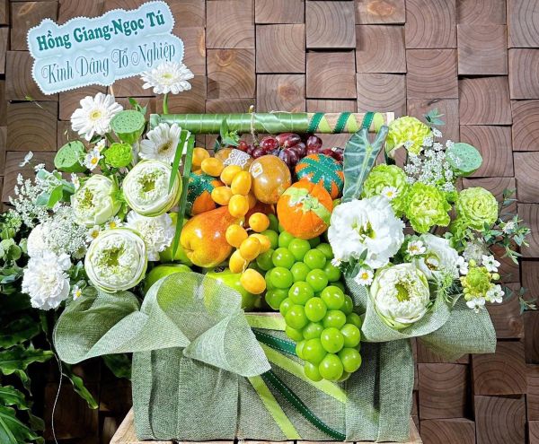Giỏ hoa trái cây