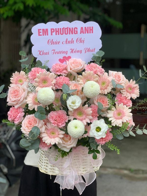 hoa khai trương