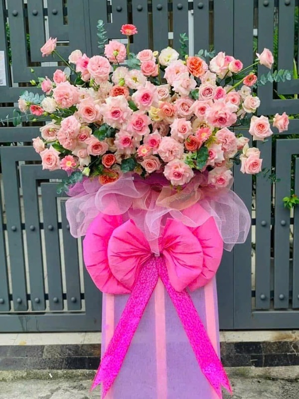 hoa khai trương
